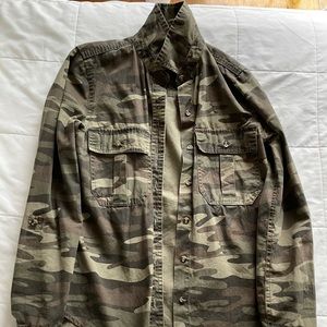Army Print Jacket
